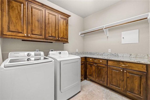 4507 Tonbridge Dr, College Station, TX 77845 - washroom with cabinet space and washer and dryer