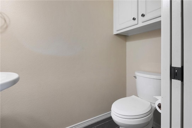 1403 Crescent Ridge Dr, College Station, TX 77845 - bathroom with toilet and baseboards
