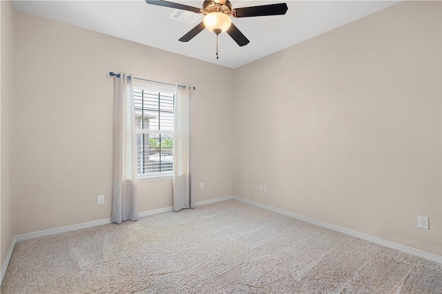 1403 Crescent Ridge Dr, College Station, TX 77845 - empty room featuring carpet flooring and ceiling fan