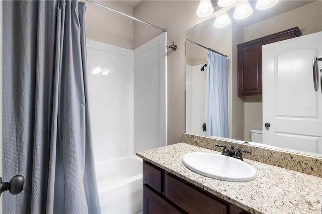1403 Crescent Ridge Dr, College Station, TX 77845 - full bath with vanity and shower / bath combo