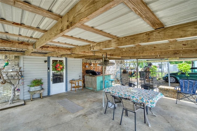 1681 Union Rd, Madisonville, TX 77864 - view of patio with outdoor dining area