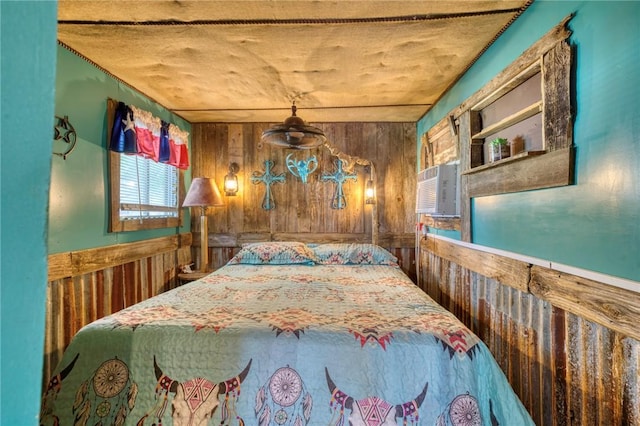 1681 Union Rd, Madisonville, TX 77864 - bedroom with wooden walls