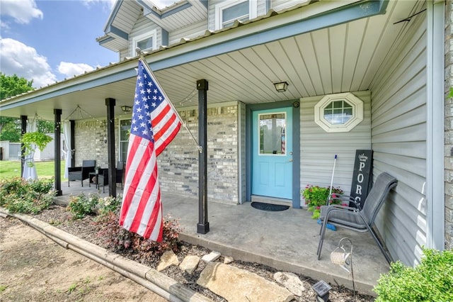 1681 Union Rd, Madisonville, TX 77864 - view of exterior entry featuring covered porch