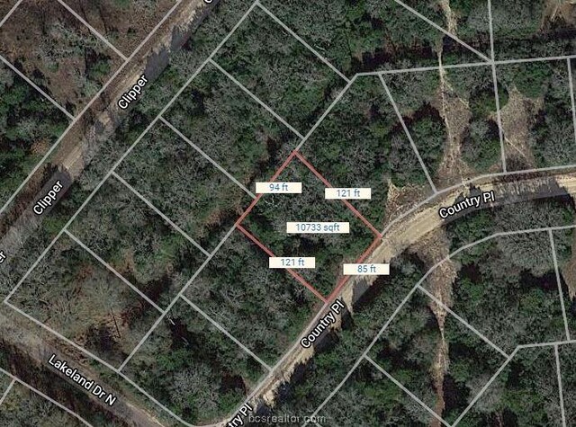 LOT3 Country Pl, Hilltop Lakes TX, 77871 land for sale