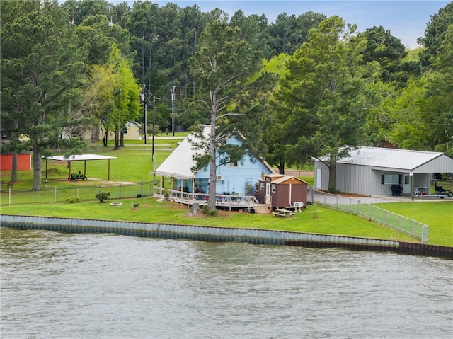 property view of water