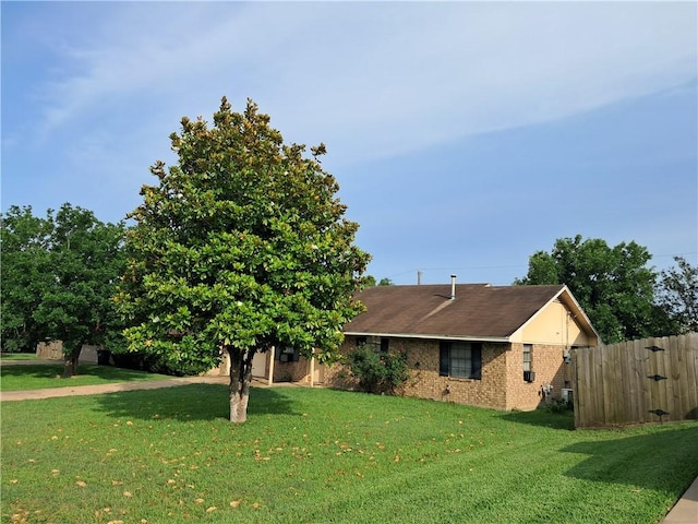 1202 Cheyenne Dr, Brenham, TX 77833 - view of front of home with brick siding