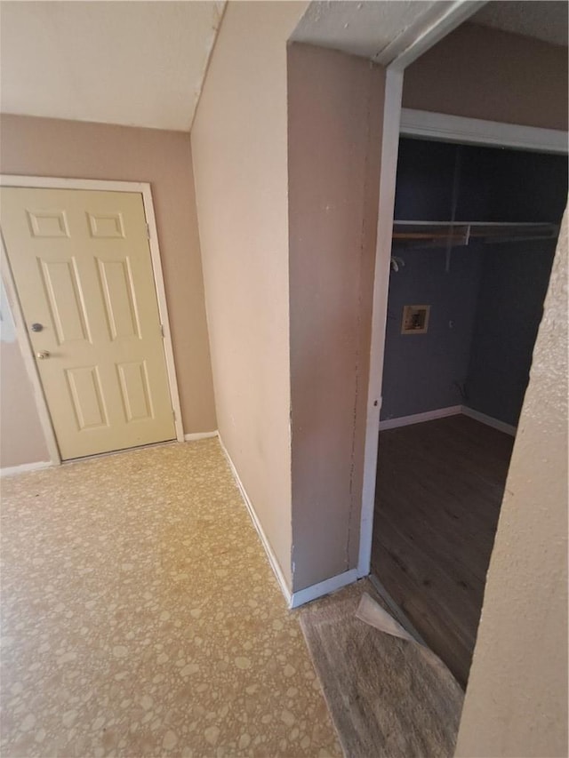1202 Cheyenne Dr, Brenham, TX 77833 - hall featuring baseboards