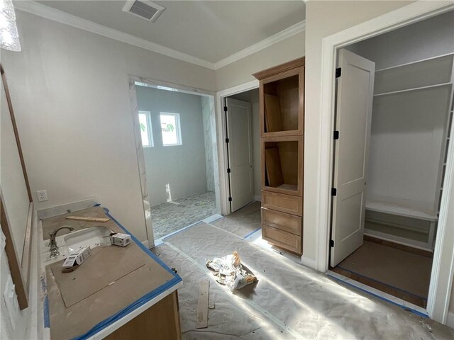 spare room with a raised ceiling