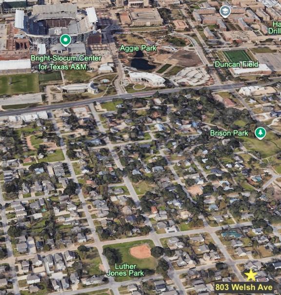 803 Welsh Ave, College Station, TX 77840 - map of property location