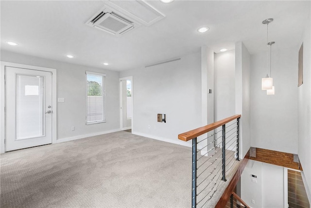 213 N Houston Ave, Bryan, TX 77803 - unfurnished room with recessed lighting and carpet flooring
