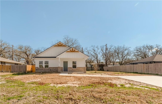 view of back of property