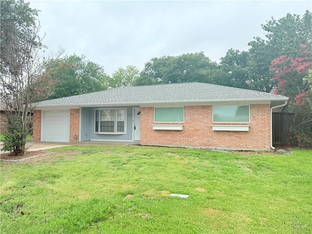 1223 Boswell St, College Station, TX 77840 - ranch-style home featuring an attached garage, brick siding, and concrete driveway