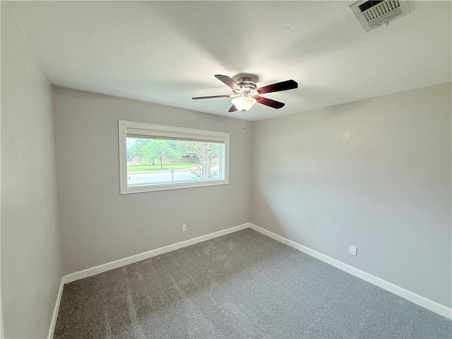 1223 Boswell St, College Station, TX 77840 - carpeted spare room featuring ceiling fan and baseboards