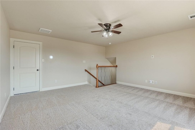 15613 Wood Brook Ln, College Station, TX 77845 - carpeted spare room with ceiling fan and baseboards
