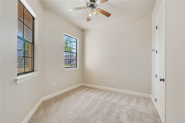 15613 Wood Brook Ln, College Station, TX 77845 - empty room with carpet floors and ceiling fan
