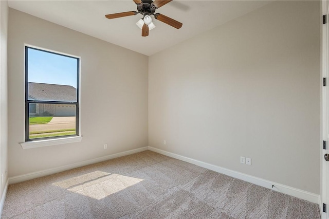 15613 Wood Brook Ln, College Station, TX 77845 - unfurnished room featuring carpet flooring and a ceiling fan