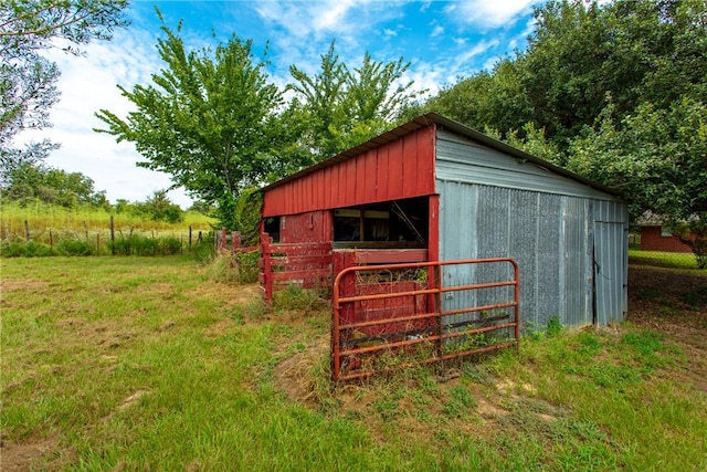 view of outbuilding