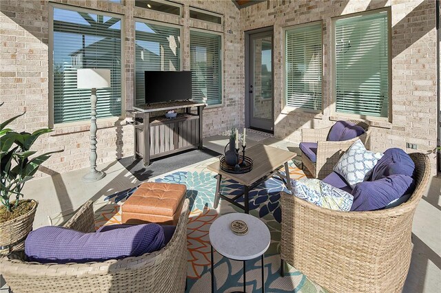 3609 Llano River Dr, College Station, TX 77845 - view of patio featuring outdoor lounge area