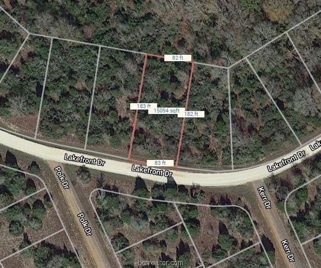 LOT10 Lake Front Dr, Hilltop Lakes TX, 77871 land for sale