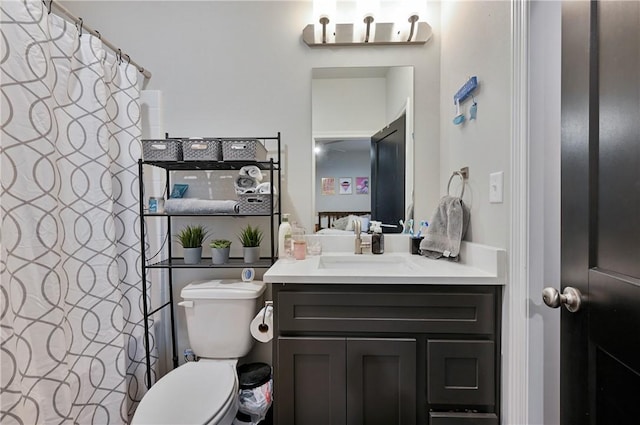 303 Luther St, College Station, TX 77840 - full bathroom with vanity and toilet