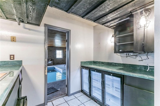 180 Fcr 797, Donie, TX 75838 - kitchen with light tile patterned flooring and baseboards