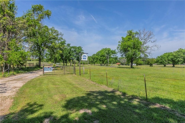 180 Fcr 797, Donie, TX 75838 - view of yard featuring a view of countryside