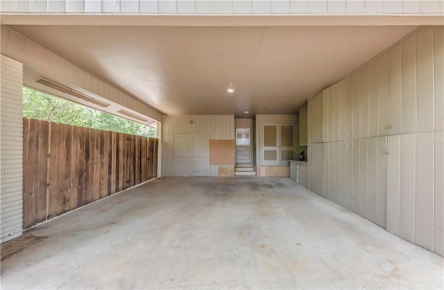714 S Rosemary Dr, Bryan, TX 77802 - garage featuring a carport