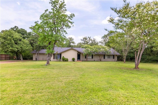 714 S Rosemary Dr, Bryan, TX 77802 - view of front of property with a front yard