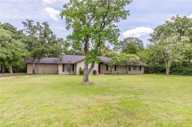 714 S Rosemary Dr, Bryan, TX 77802 - view of front facade with a front yard
