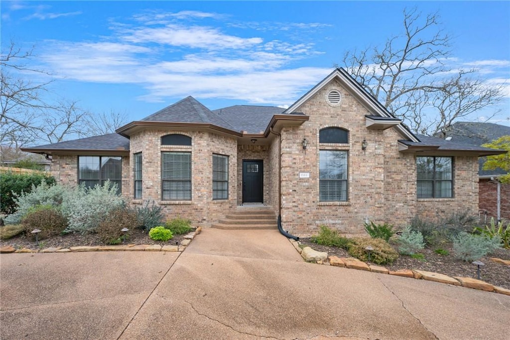 view of french country style house