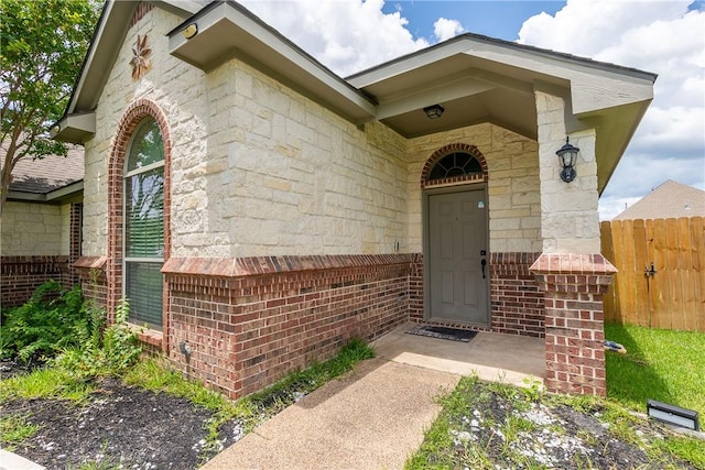 view of entrance to property