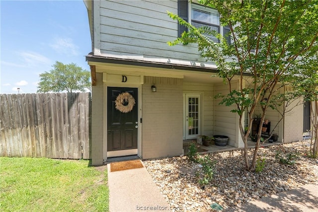 view of entrance to property