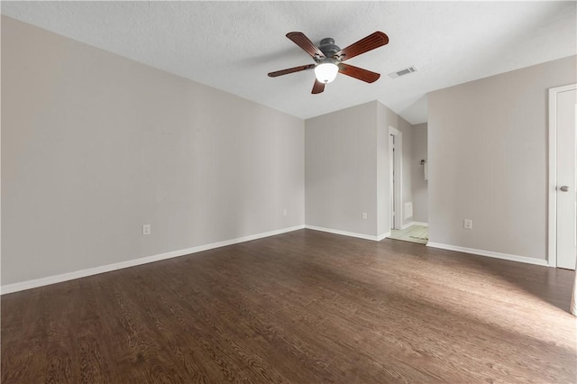 2904 Adrienne Dr, College Station, TX 77845 - unfurnished room featuring ceiling fan and dark wood-style flooring