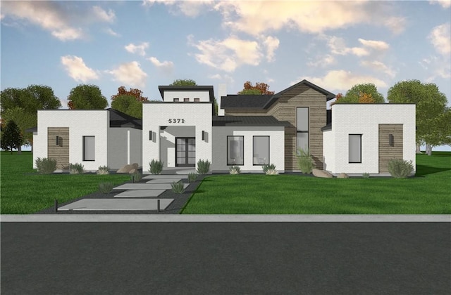 5371 Legend Oaks Ct, College Station, TX 77845 - contemporary house featuring a front lawn