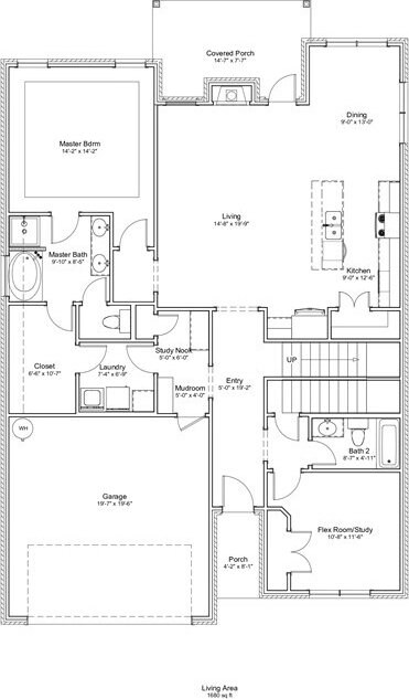 unfurnished living room with recessed lighting, baseboards, and wood finished floors