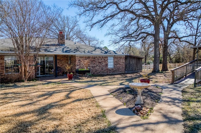 6196 Fm 975, Caldwell, TX 77836 - back of property featuring a patio