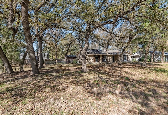 view of front of home