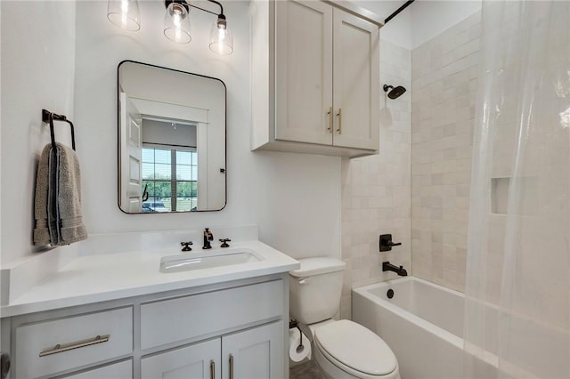 4302 Fox River Ln, Bryan, TX 77802 - full bath featuring toilet, shower / tub combo, and vanity