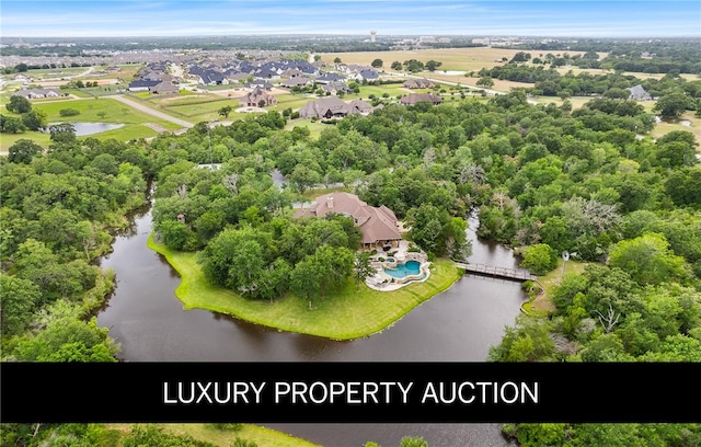 1650 Bird Pond Rd, College Station, TX 77845 - aerial view of a large body of water