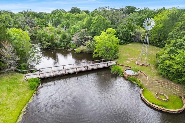 1650 Bird Pond Rd, College Station, TX 77845 - drone / aerial view of a nearby body of water