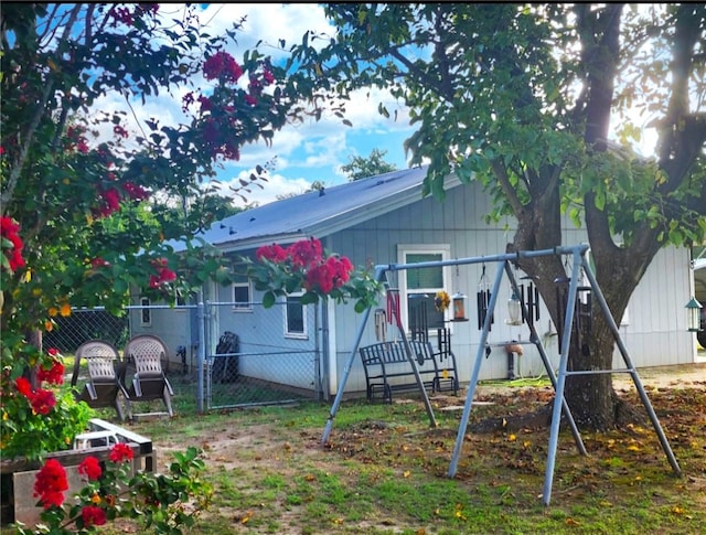 view of rear view of property