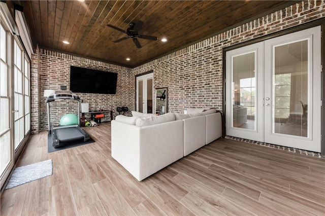 4813 Coopers Hawk Dr, College Station, TX 77845 - sunroom / solarium featuring french doors