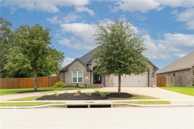 4813 Coopers Hawk Dr, College Station, TX 77845 - view of front of property with brick siding, driveway, and a garage