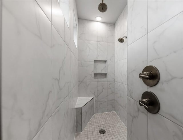 4813 Coopers Hawk Dr, College Station, TX 77845 - bathroom with tiled shower