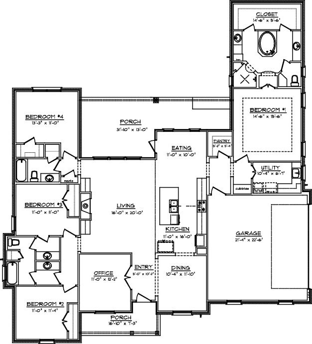 7888 Mathis Creek Dr, Bryan, TX 77808 - floor plan / room layout