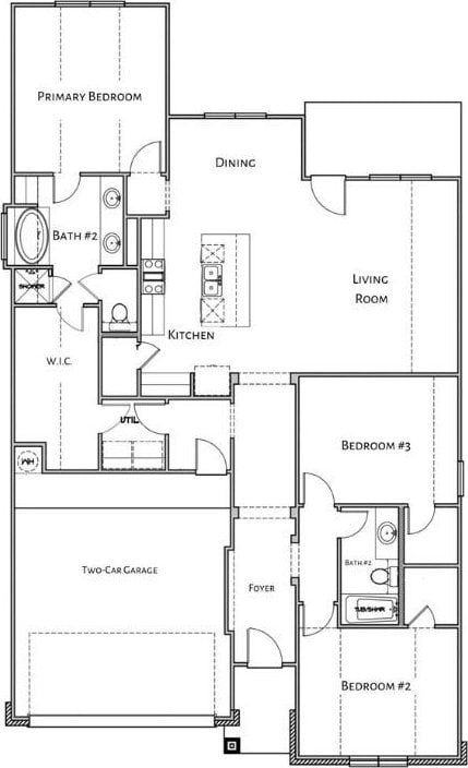 1615 Briscoe Manor Ct, College Station, TX 77845 - floor plan