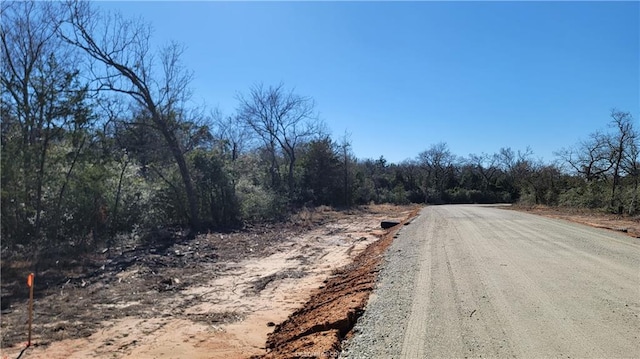 view of road