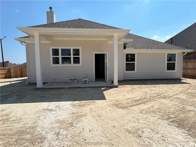 view of rear view of house