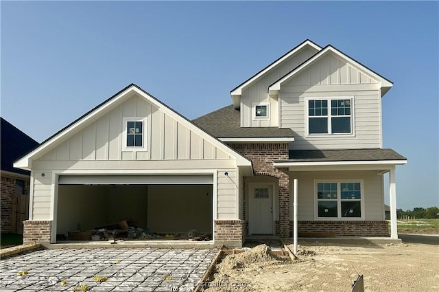 view of craftsman inspired home