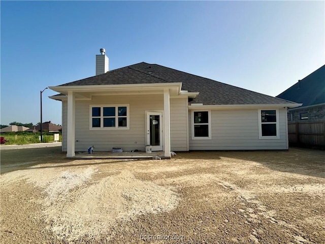 view of rear view of house